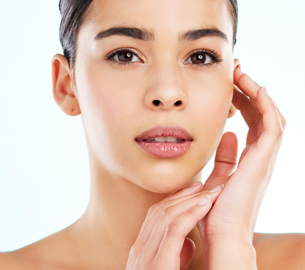 beautiful-woman-on-light-background